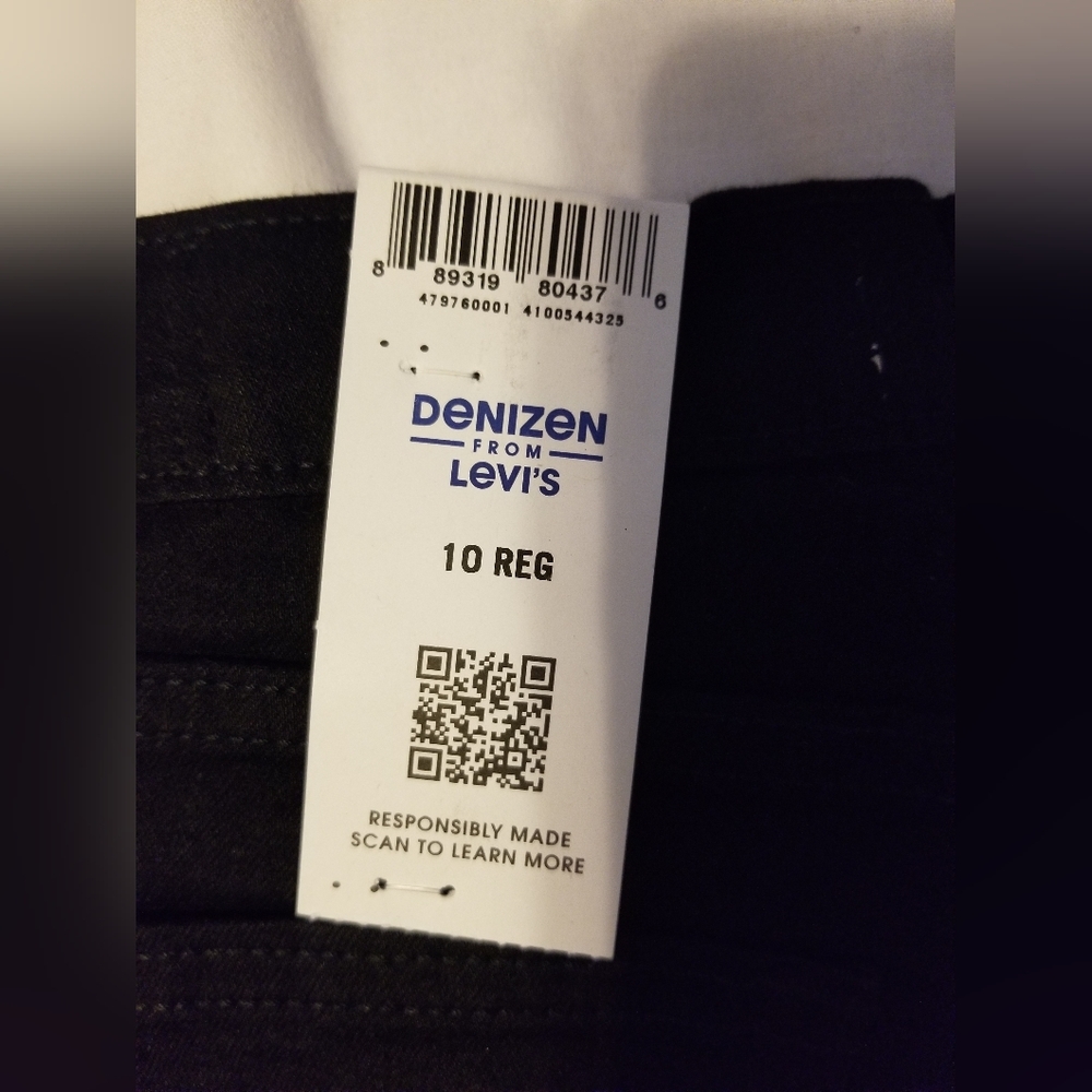 NWT Dinizen from Levi's Skinny Black Jeans Size 10 Reg - Picture 10 of 12